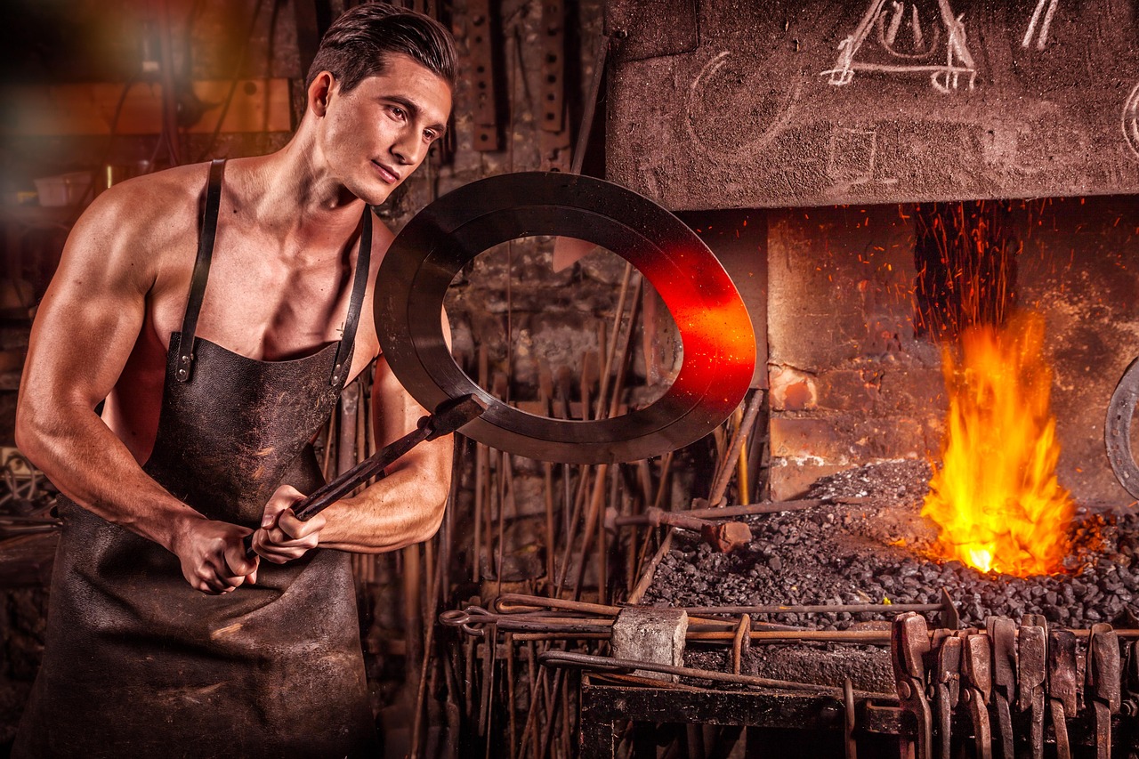 Blacksmith, fire, iron — Top Tips for Live-In Pub Managers: How to Succeed in the Role
